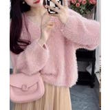 ラメシャギーニットトップス Vネック秋冬 | Miniministore | 詳細画像15