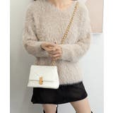 ラメシャギーニットトップス Vネック秋冬 | Miniministore | 詳細画像21