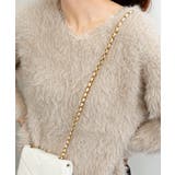 ラメシャギーニットトップス Vネック秋冬 | Miniministore | 詳細画像22