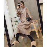 ハイネックニットワンピースゆったり秋冬服 | Miniministore | 詳細画像4 