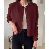 リボンボタンニットカーディガン秋冬服長袖 | Miniministore | 詳細画像13