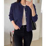 リボンボタンニットカーディガン秋冬服長袖 | Miniministore | 詳細画像6