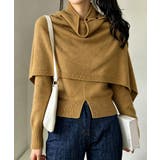 ハイネックケープニットトップス2点セット | Miniministore | 詳細画像18