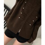 ダブルジップニットカーディガン長袖ニットアウターメタルボタン ゆったり無地トップ… | SUNSHINE CLOSET | 詳細画像21 
