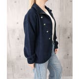 ダブルジップニットカーディガン長袖ニットアウターメタルボタン ゆったり無地トップ… | SUNSHINE CLOSET | 詳細画像35 