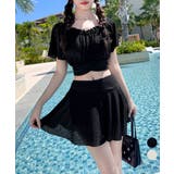 フリル水着 レディース ギャザータンキニ | Miniministore | 詳細画像1