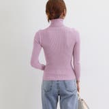 リブ ニットトップス タートルネック無地 | Miniministore | 詳細画像16