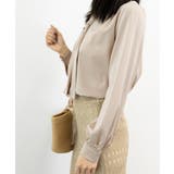 ボウタイ ブラウス レディース Vネック | Miniministore | 詳細画像26 