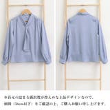ボウタイ ブラウス レディース Vネック | Miniministore | 詳細画像3