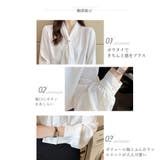 ボウタイ ブラウス レディース Vネック | Miniministore | 詳細画像7