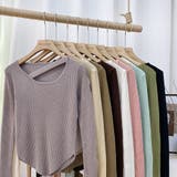 韓国風 リブニット トップス レディース | Miniministore | 詳細画像10 