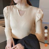 プチハイネック リブニットトップス 長袖 | Miniministore | 詳細画像1 
