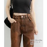 ウエストフックデニムパンツワイドジーンズ | Miniministore | 詳細画像40 