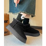 厚底ムートンブーツ 裏起毛ショートブーツ | Miniministore | 詳細画像3 