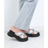 厚底サンダル クロスベルトサンダル韓国風 | Miniministore | 詳細画像15