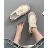 厚底スニーカー レースアップローカット靴 | Miniministore | 詳細画像4 