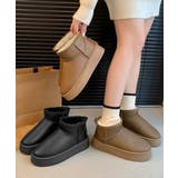 ムートンブーツ 厚底 裏起毛ブーツ 冬靴 | Miniministore | 詳細画像1 