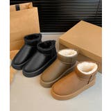 ムートンブーツ 厚底 裏起毛ブーツ 冬靴 | Miniministore | 詳細画像16 