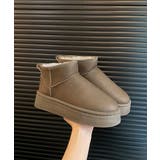 ムートンブーツ 厚底 裏起毛ブーツ 冬靴 | Miniministore | 詳細画像22 