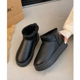 ムートンブーツ 厚底 裏起毛ブーツ 冬靴 | Miniministore | 詳細画像3 