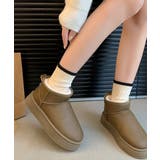 ムートンブーツ 厚底 裏起毛ブーツ 冬靴 | Miniministore | 詳細画像8 
