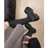 ロングブーツ 厚底ブーツバックジップ美脚 | Miniministore | 詳細画像4