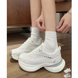 厚底スニーカー軽量メッシュスニーカー美脚 | Miniministore | 詳細画像1