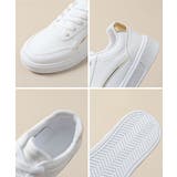 ローカット厚底スニーカーメタリックライン | Miniministore | 詳細画像24