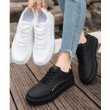 ローカット厚底スニーカーメタリックライン | Miniministore | 詳細画像6