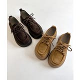 厚底レースアップモカシンシューズ韓国風靴 | Miniministore | 詳細画像17