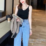 フロントVカット リブニットキャミソール | Miniministore | 詳細画像6