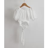 オフショルダーブラウス バックリボン夏服 | Miniministore | 詳細画像22 