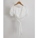 オフショルダーブラウス バックリボン夏服 | Miniministore | 詳細画像23 