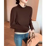 ハイネックトップス レイヤード風 長袖T | Miniministore | 詳細画像20 