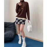 ハイネックトップス レイヤード風 長袖T | Miniministore | 詳細画像31 