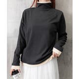 ハイネックトップス レイヤード風 長袖T | Miniministore | 詳細画像34 