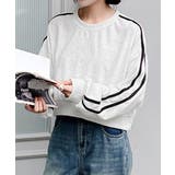 サイドライン スウェットシャツショート丈 | Miniministore | 詳細画像3