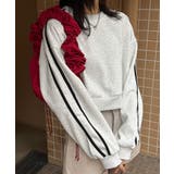 裏起毛スウェットレディーストレーナー秋冬 | Miniministore | 詳細画像6 