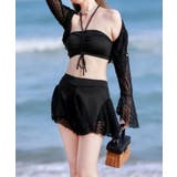 盛れる水着 レディース 体型カバー可愛い | Miniministore | 詳細画像6 