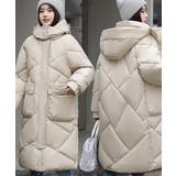 フェイクダウンコート ロング 中綿コード | Miniministore | 詳細画像1