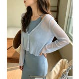 シアーショートカーディガン夏薄手冷房対策 | Miniministore | 詳細画像9