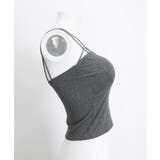 カップ付きキャミソール ダブルストラップ | Miniministore | 詳細画像15 