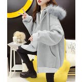 裏微起毛パーカージップアップ レディース | Miniministore | 詳細画像2 