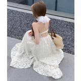 リゾートワンピースパッド付きビーチワンピ | Miniministore | 詳細画像4 