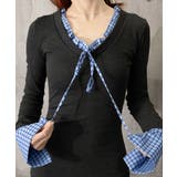 配色リボンニットマーメイドワンピース長袖 | Miniministore | 詳細画像15 