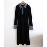 ポロ衿ロングワンピースハーフボタンワンピ | Miniministore | 詳細画像16