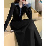 ポロ衿ロングワンピースハーフボタンワンピ | Miniministore | 詳細画像4