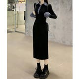 ポロ衿ロングワンピースハーフボタンワンピ | Miniministore | 詳細画像8