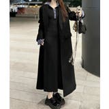 ポロ衿ロングワンピースハーフボタンワンピ | Miniministore | 詳細画像9