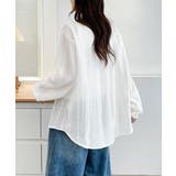韓国風シアーシャツレース柄ブラウス春夏服 | Miniministore | 詳細画像10
